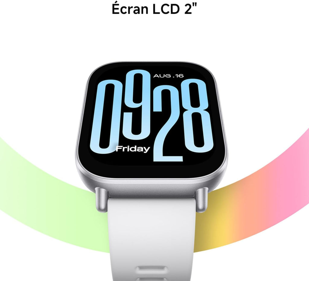 Redmi Watch 5 Active – Montre Connectée Fitness, Écran LCD 2", 18J Autonomie, Appels Bluetooth, 140+ Modes Sport, Suivi Du Sommeil, 5ATM, GPS, Android & Ios, Noir