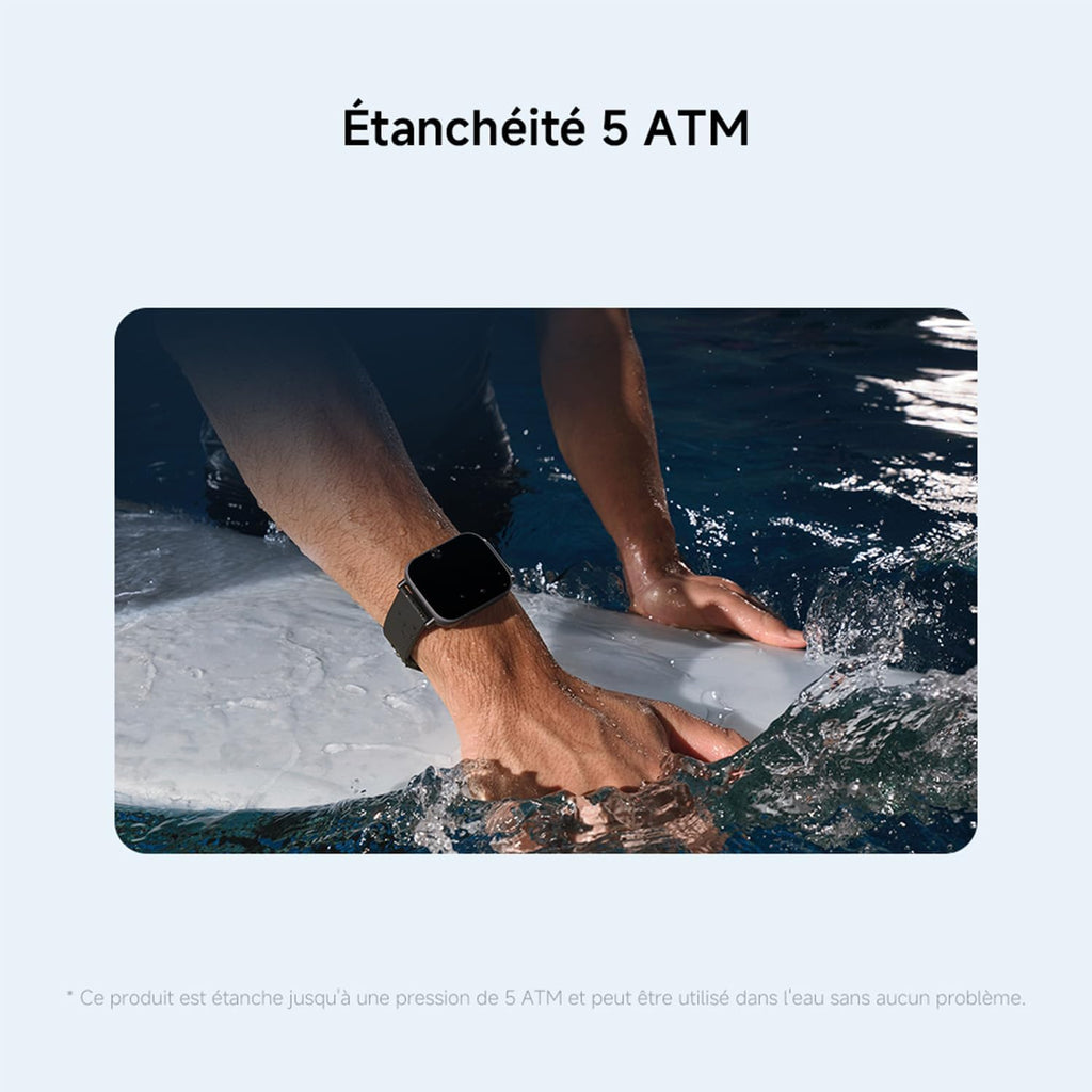 Redmi Watch 5 Active – Montre Connectée Fitness, Écran LCD 2", 18J Autonomie, Appels Bluetooth, 140+ Modes Sport, Suivi Du Sommeil, 5ATM, GPS, Android & Ios, Noir