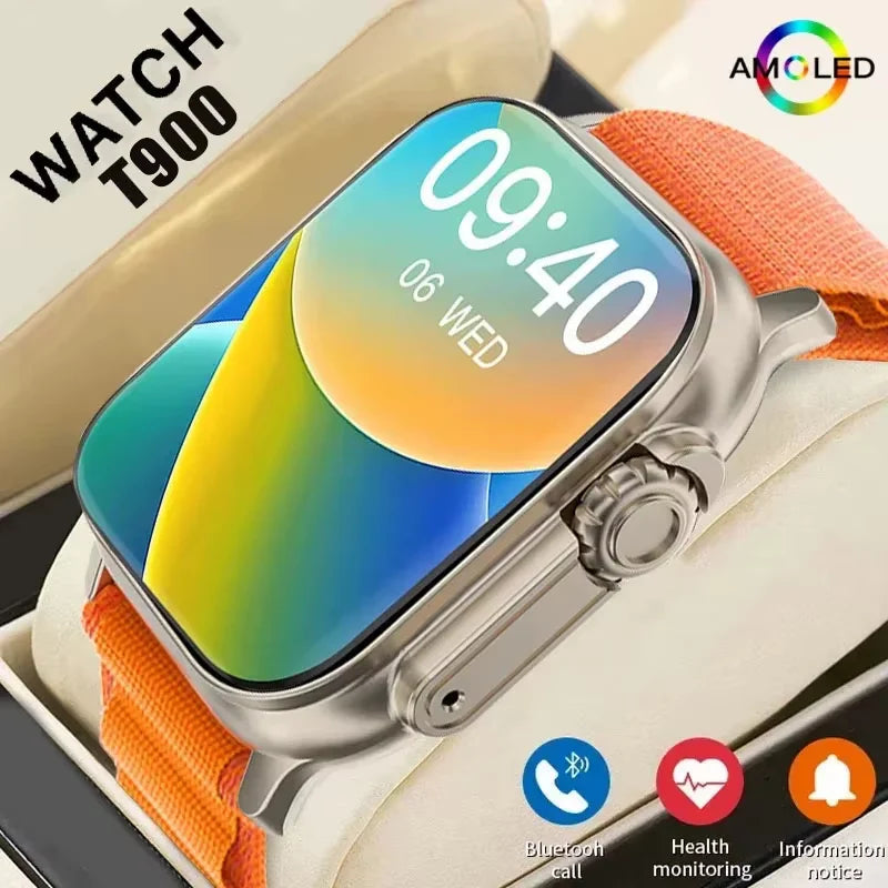 T900 Ultra™ – La Smartwatch Premium Multifonction : Appels Bluetooth, Santé, Sport & Style